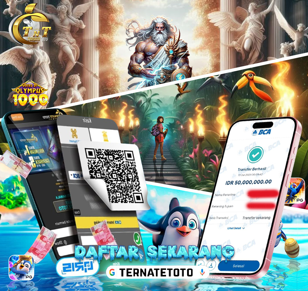 TERNATETOTO - JACKPOT Gates Of Olympus, Rp.50,000,000